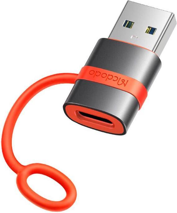 Actual product image Mcdodo OT-3800 USB-C to USB-A adapter (black) (USB-C, 32.20 cm)