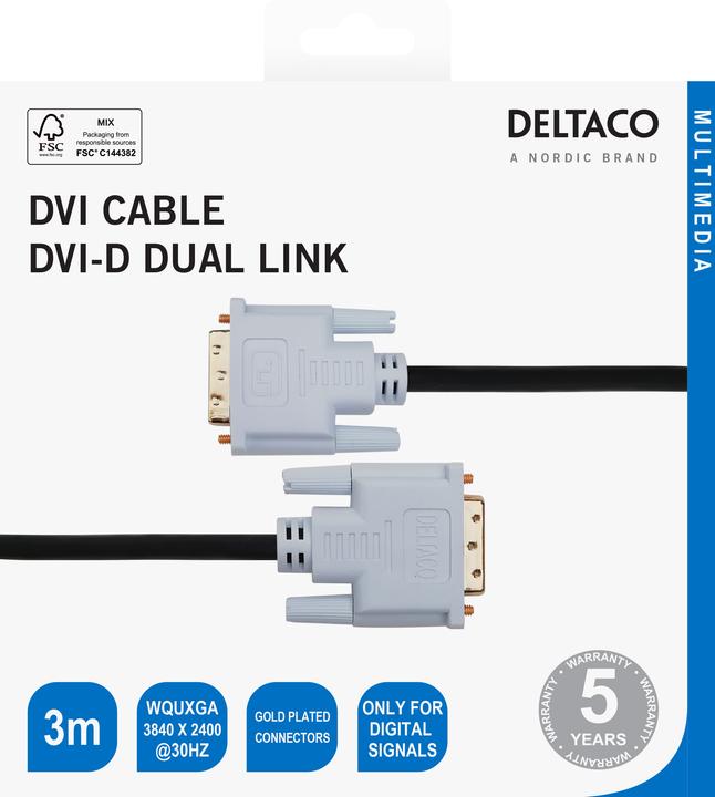 Actual product image Monster 00120004 coaxial cable (3 m, DVI)