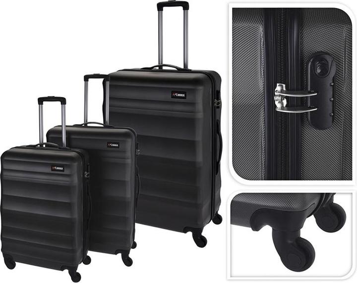 Actual product image Fs-Star Suitcase set 3 pieces anthracite