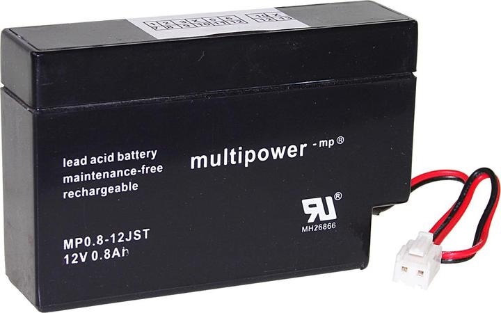 Multipower MP0,8-12S JST-Stecker USV-Batterie