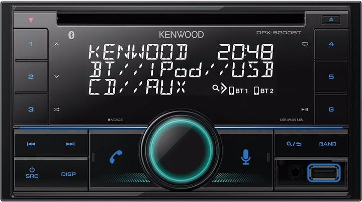 Produktbild Kenwood Corp. Autoradio DPX-5200BT 2 DIN (Android Auto)