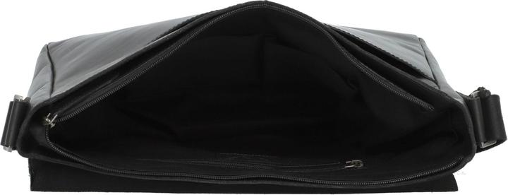 Immagine prodotto Greenburry Messenger in pura pelle nera 37 cm (9 l)