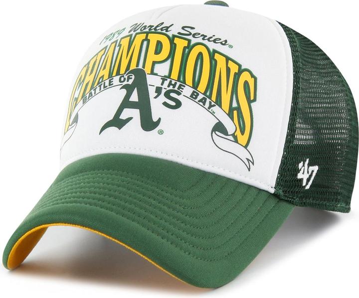 47 Brand Mesh Trucker Cap - Foam Champ Oakland Athletics