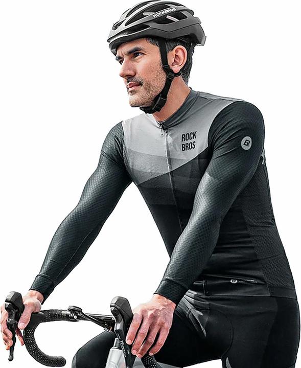 Image du produit Rockbros maillot cycliste 15120009003 manches longues printemps/été L - noir (L)