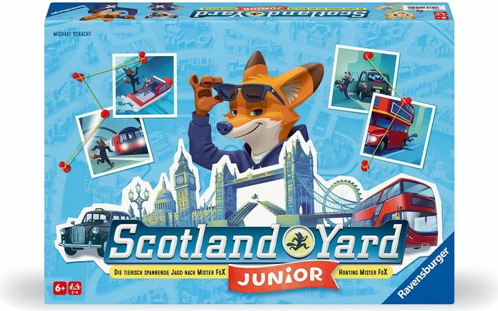 Actual product image Ravensburger Scotland Yard Junior (Spanish, German, Portuguese, English, Italian, Dutch, French)