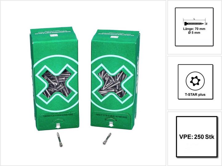 Productafbeelding Spax Zelftappende schroeven -D A2 (250 Schroeven per stuk)