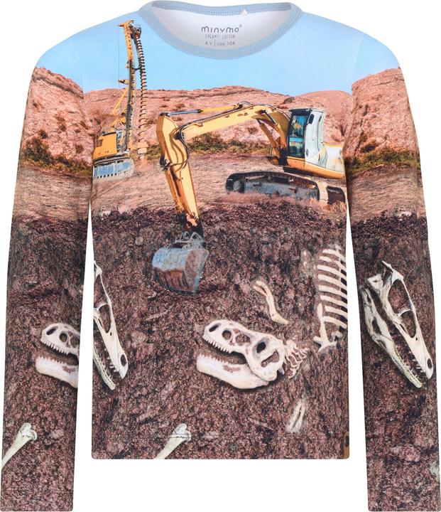 Immagine prodotto Minymo Camicia a maniche lunghe Stampa escavatore (92)