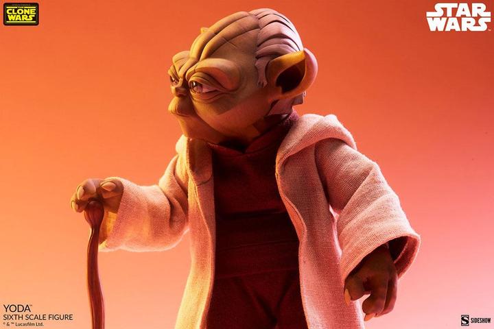 Produktbild Sideshow Star Wars The Clone Wars figurine 1/6 Yoda 14 cm