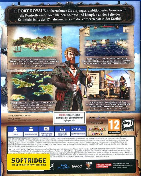 Produktbild GmbH Port Royale 4 (PS4, DE)