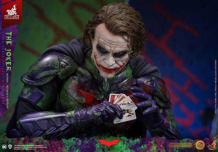 Actual product image Hot Toys The Dark Knight "The Joker - Batman Imposter Version" Exclusive Artisan Edition 1/6 Action Figure