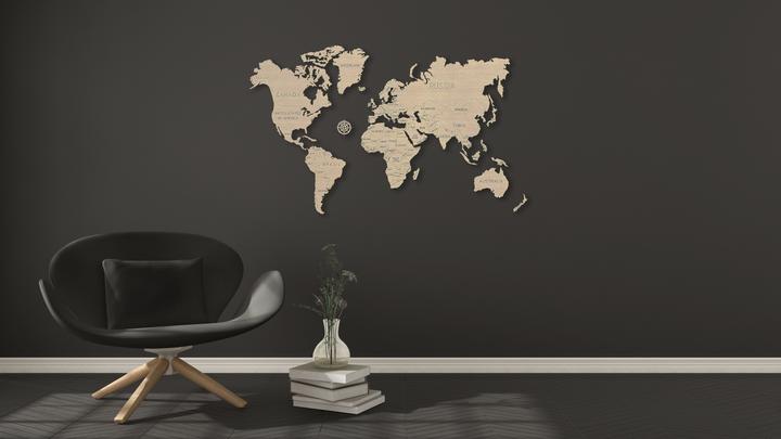 Actual product image WoodenCity World map L (31 pieces)