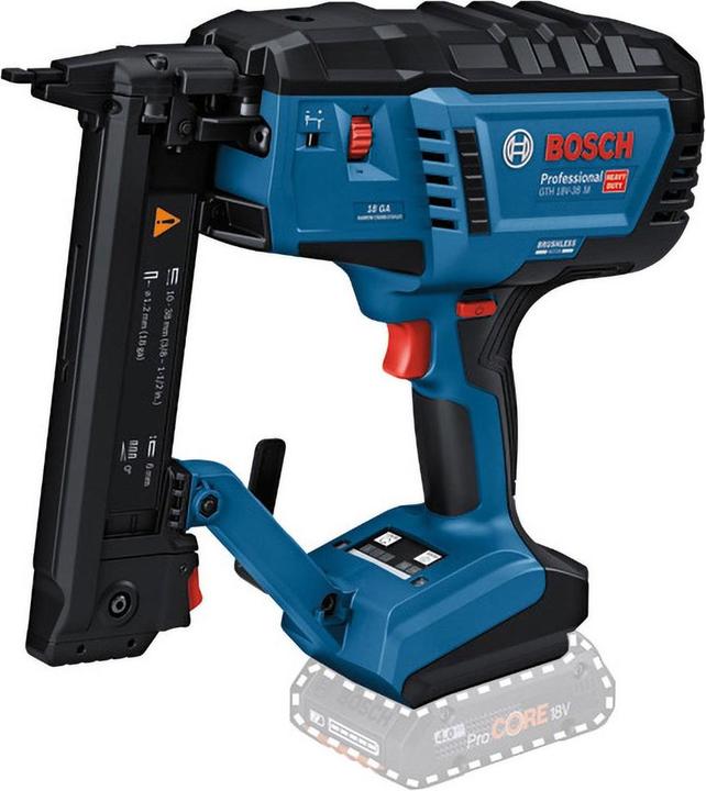 Bosch Professional Akku-Holzklammerer GTH 18V-38 M