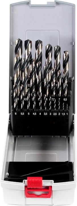 Produktbild Bosch Professional Zubehör HSS-Spiralbohrer-Set PointTeQ, 25-tlg., ProBox, 1–13 mm (11.5 mm, 12 mm, 12.5 mm, 13 mm, 8.5 mm, 9 mm, 9.5 mm, 10 mm, 10.5 mm, 11 mm, 5.5 mm, 6 mm, 6.5 mm, 7 mm, 7.5 mm, 8 mm, 2.5 mm, 3 mm, 3.5 mm, 4 mm, 4.5 mm, 5 mm, 1 mm, 1.5 mm, 2 mm)
