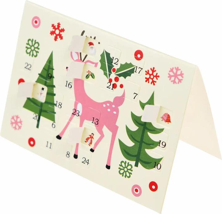 Immagine prodotto Rex London mini biglietto di natale dell'avvento 50s christmas (1 pz.)