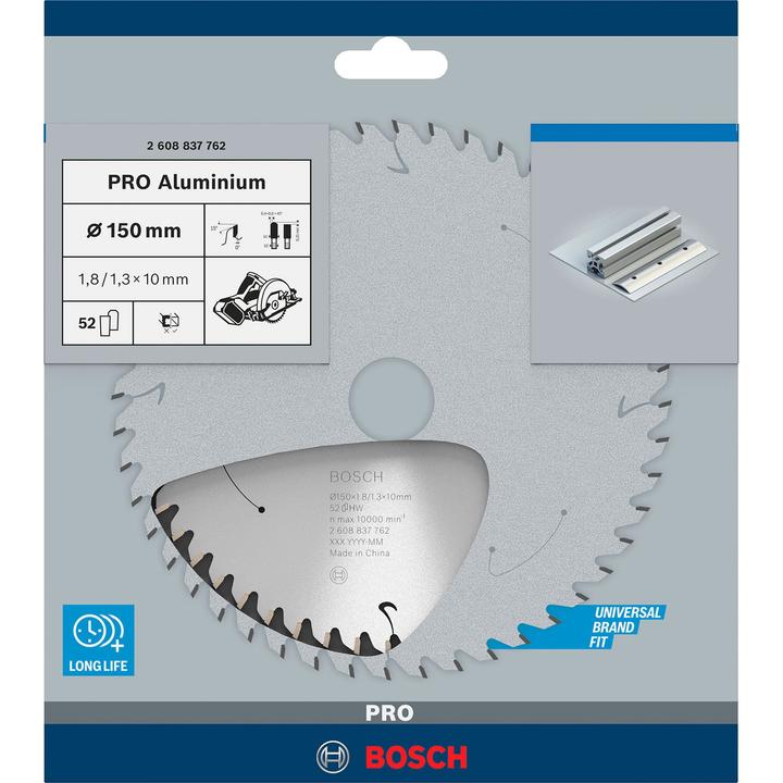 Produktbild Bosch Professional Zubehör PRO Aluminium cordless Kreissägeblatt, 150 x 1,8 x 10 mm