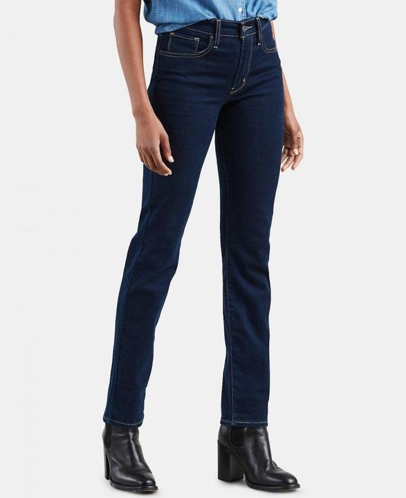 Levis 724 Jeans High Rise Straight cast shadows