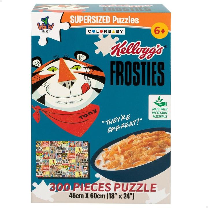 Image du produit Colorbaby Puzzle Kellogg's Frosties 300 pièces 6 pièces 60 x 45 x 0,1 cm (300 pièces)