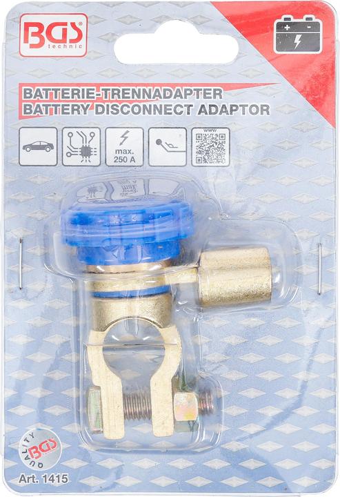 BGS Adaptateur de déconnexion de la batterie de voiture