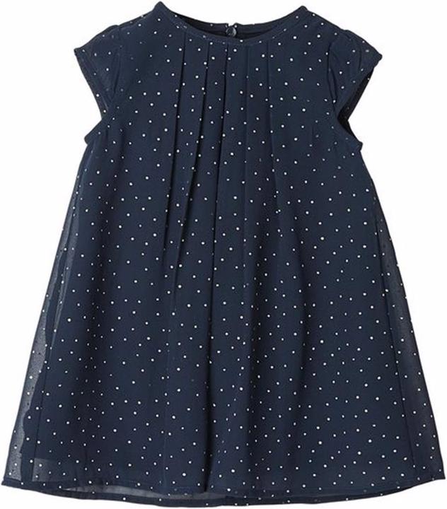S.Oliver Baby dress Dark Blue short sleeve dots (62)