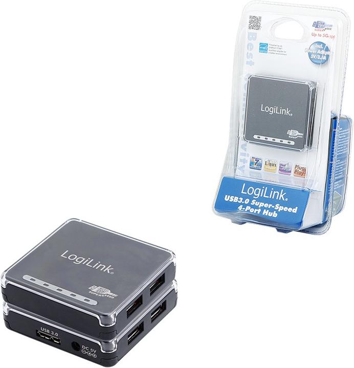 Produktbild LogiLink UA0152 (USB-A, 4 Ports)