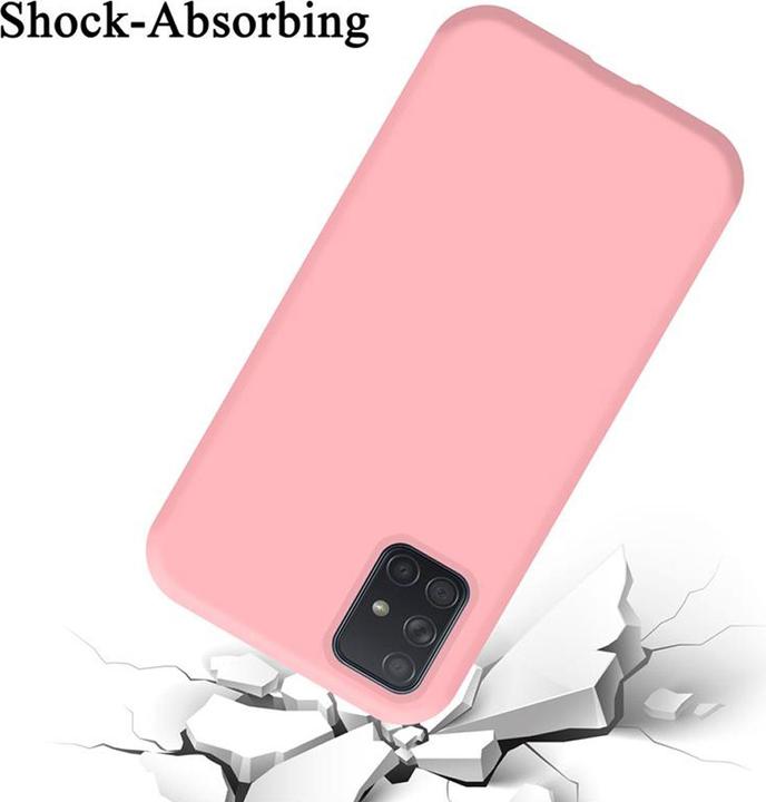 Actual product image Cadorabo TPU Liquid Silicone Case Cover (Samsung Galaxy A71)