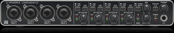 Actual product image Behringer U-Phoria UMC404HD (USB)