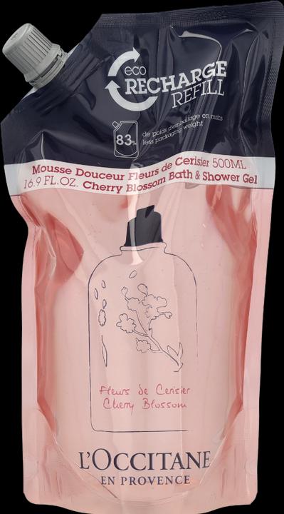 Immagine prodotto L'Occitane Confezione di ricarica di gel doccia ai fiori di ciliegio (500 ml)
