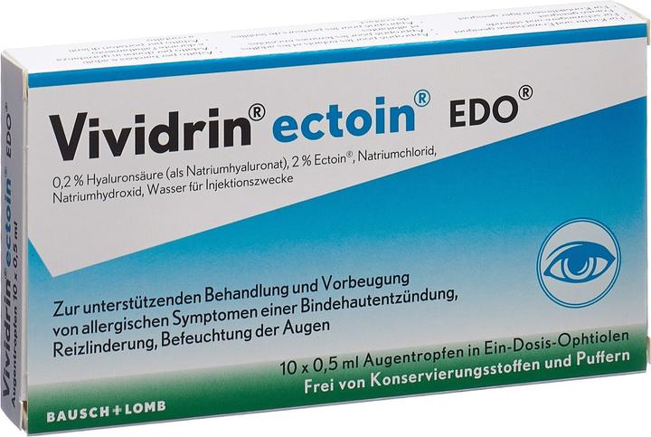 Bausch + Lomb ectoin EDO Gtt Opht (5 ml, Vividrin ectoin EDO Gtt Opht 10 Monodose)
