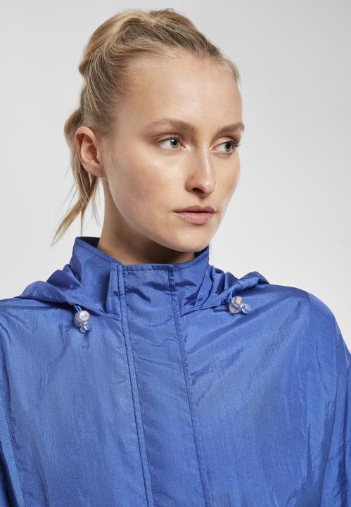 Actual product image Urban Classics Ladies Oversized Shiny Crinkle Nylon Jacket (XS)