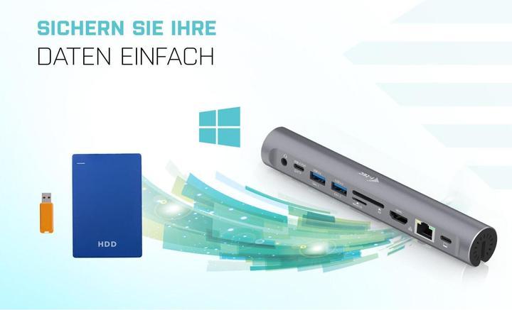 Produktbild i-tec Notebook Ständer Dock (USB-C, 8 Ports)