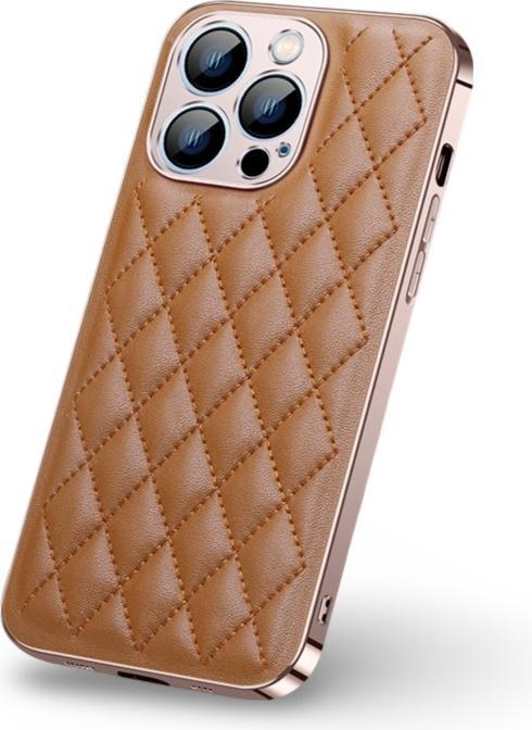 Image du produit RPD iPhone 13 - Puffer Case mit Karomuster, Braun (Apple iPhone 13)