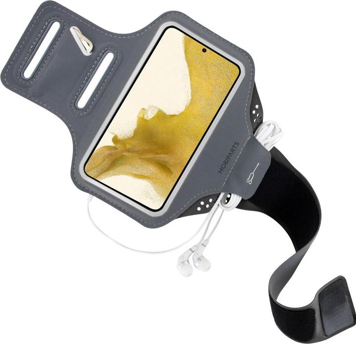 Actual product image Mobiparts Comfort Fit Sport Armband Samsung Galaxy S22 Black