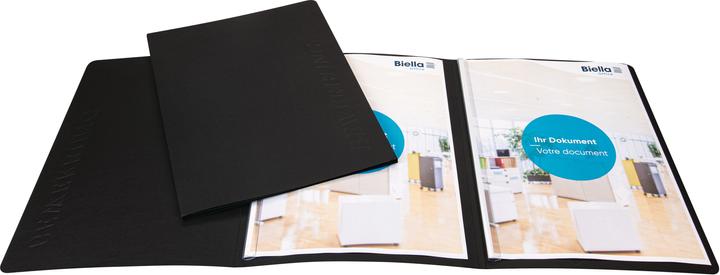 Produktbild Biella Bewerbungsmappe Schwarz (A4, 1 x)