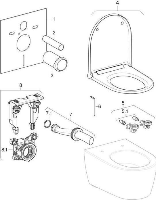 Actual product image Geberit One