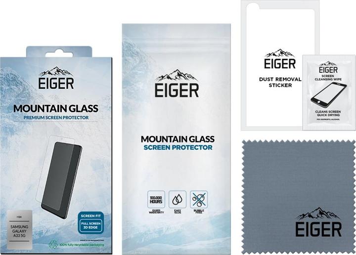 Produktbild Eiger Mountain Glass Clear Edge (1 Stück, Samsung Galaxy A33 5G)
