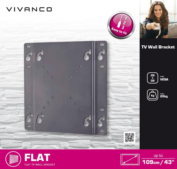 Produktbild Vivanco Bfi 6020 (Wand, 43", 20 kg)