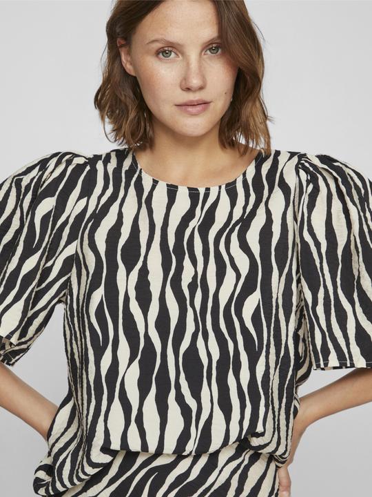 Actual product image Vila Patterned top with short sleeves (38)