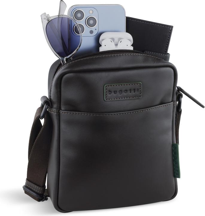 Immagine prodotto Bugatti Clark, borsa a tracolla in pelle da 18 cm