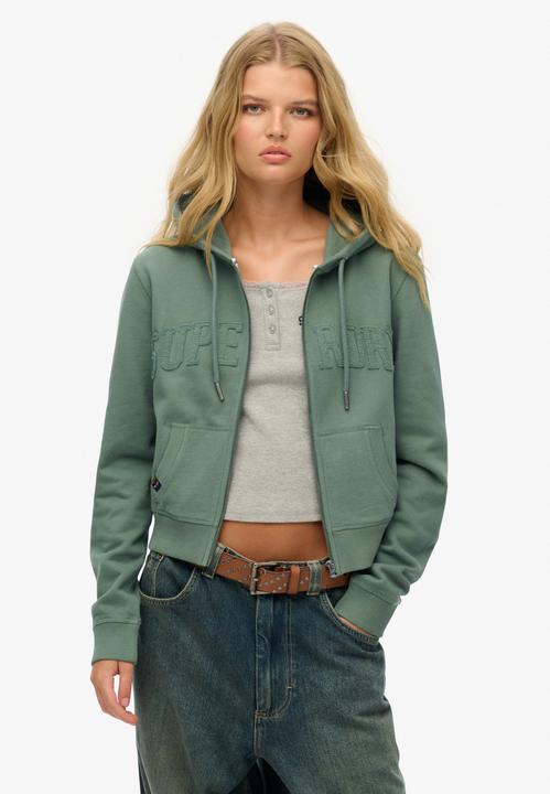 Immagine prodotto Superdry Kurzes Athletic Essentials Hoodie mit Reissverschluss (12)