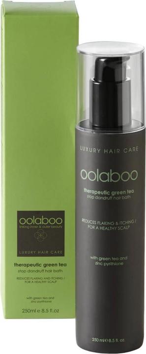 Immagine prodotto oolaboo tè verde terapeutico - bagno per capelli stop forfora (200 ml, Shampoo liquido)