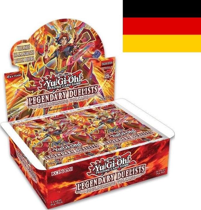 Produktbild Yu-Gi-Oh ! Legendary Duelists: Soulburning Volcano présentoir boosters (36) *ALLEMAND* (Deutsch, Booster Pack)