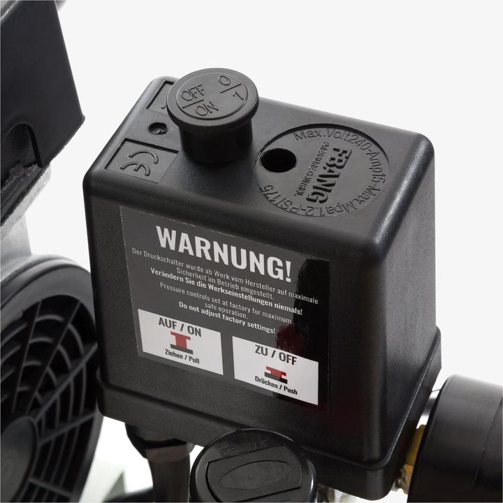 Actual product image Arebos Whisper compressor (8 bar, 12 l)