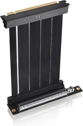 Image du produit Thermaltake PCI-E 4.0 Dual 90° Riser Cable (noir, 13cm)
