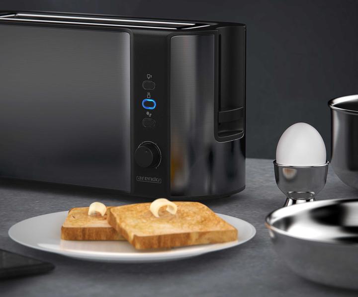Produktbild Arendo Langschlitz Toaster FRUKOST Grey