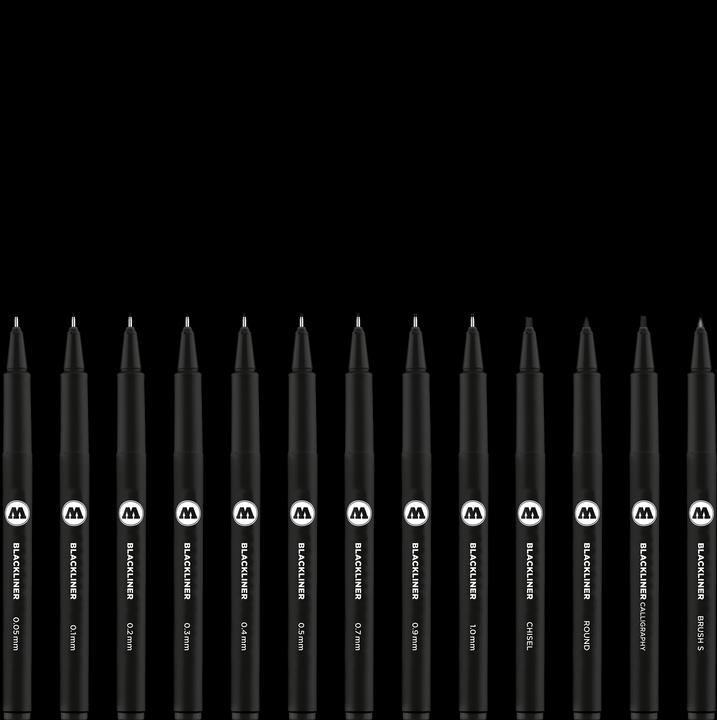 Valori nutrizionali e ingredienti Molotow Blackliner Permanent Komplettset 13-teilig (Nero, 13 x)
