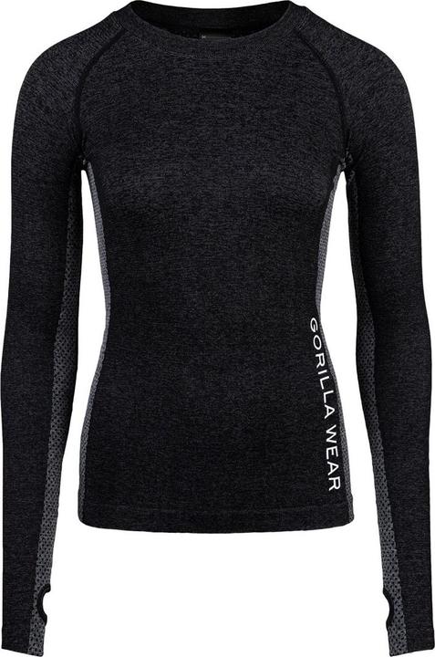 Gorilla Wear Selah Seamless Longsleeve - schwarz (L)