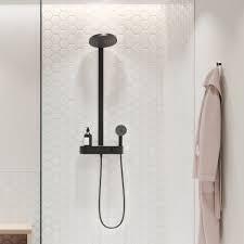 Productafbeelding hansgrohe Showerpipe 260 2jet met ShowerTablet Select 400 : Kleur - Mat Zwart