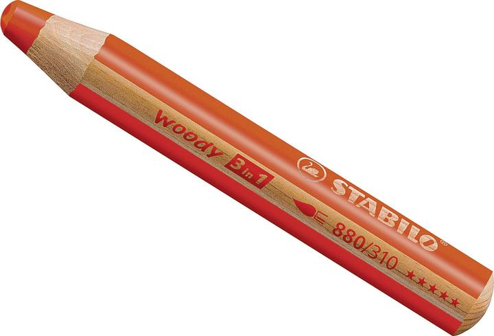 Image du produit STABILO woody 3 en 1 crayon de couleur (Rouge, 1 x)