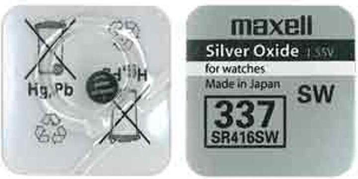 Actual product image Maxell SR416SW (10 pcs., SR416, 8.30 mAh)