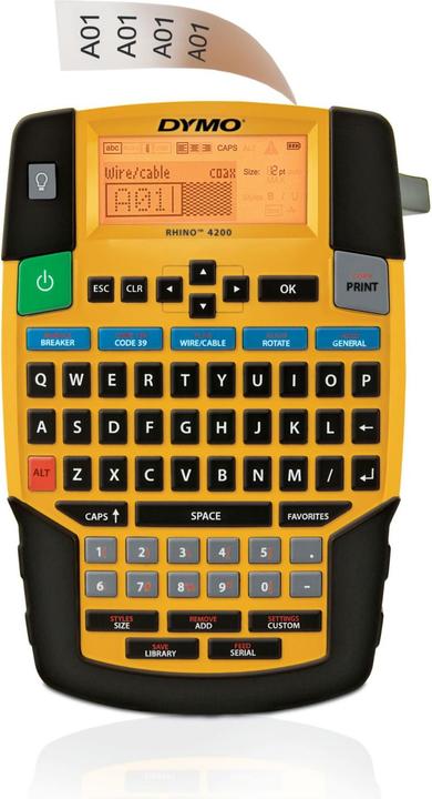 Image du produit Dymo Rhino4200 Qwerty 19mm PB1 P/IT/ES/TR/NL